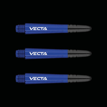 Композитные хвостовики Winmau Vecta (Medium) синего цвета