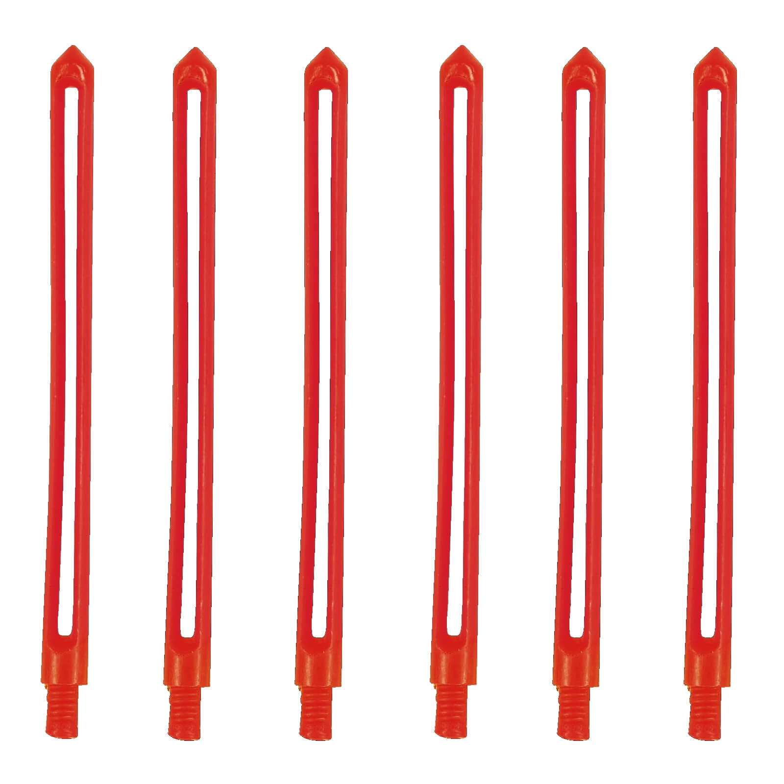 Красные Сменные держатели оперений для хвостовиков Phase 5, Sigma, SlikStik Aluminium