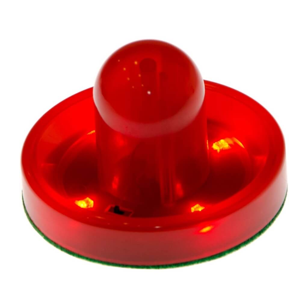 Бита для аэрохоккея LED «Atomic Top Shelf / Lumen-X Laser» D96 мм, красная