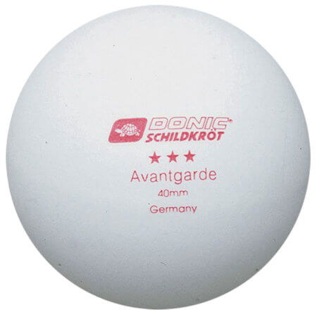 Мячики для настольного тенниса DONIC AVANTGARDE 3, 6 шт, белый